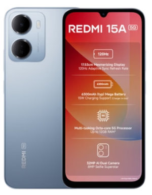 Smart Phone Redmi 15A 5G 4/128GB