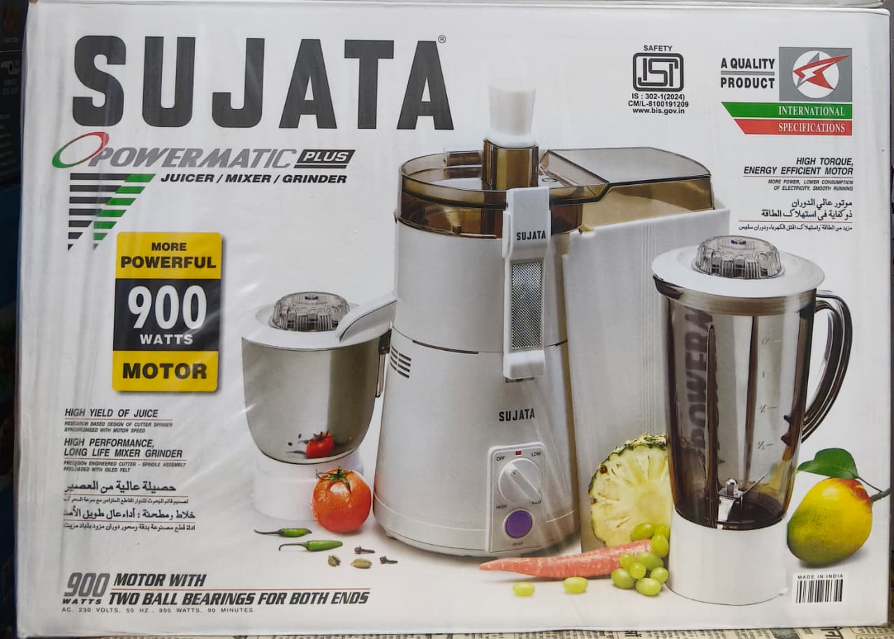 Juicer Mixer Grinder Sujata Supermix-900W